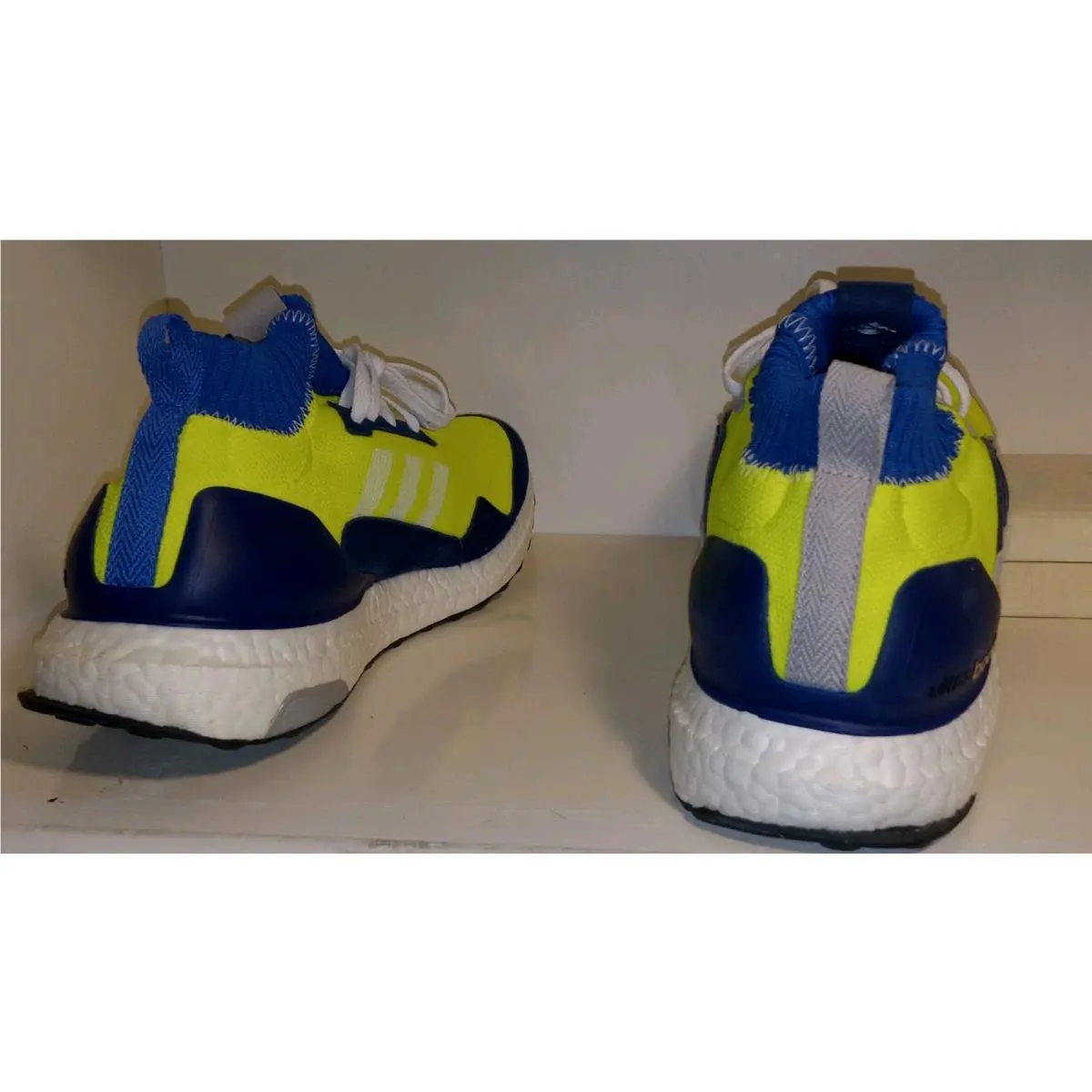 Adidas shoes - adidas Ultraboost Mid - Ultraboost Mid - BD7399 - Neon / White / Blue (UPC: 4059814532616) 21