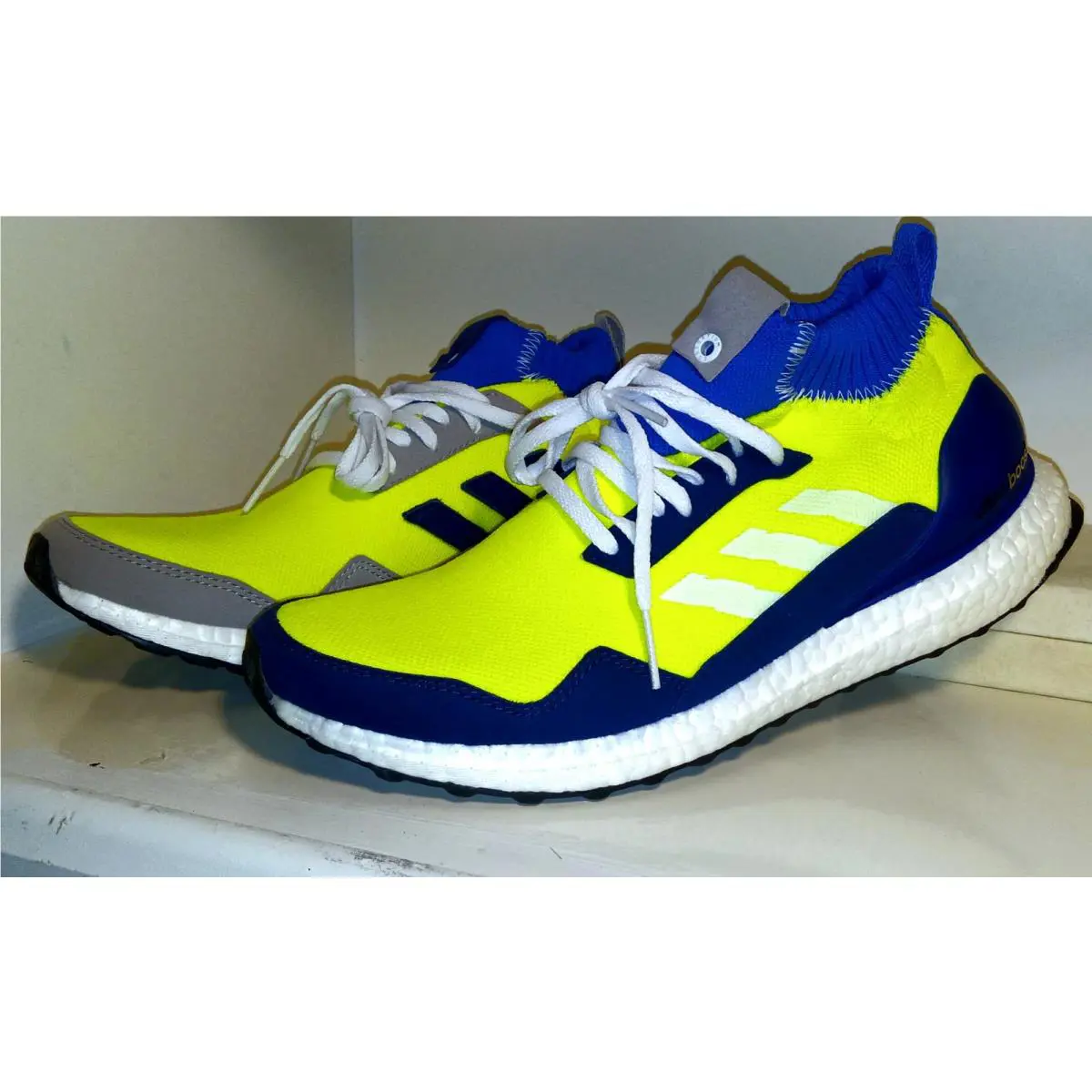Adidas shoes - adidas Ultraboost Mid - Ultraboost Mid - BD7399 - Neon / White / Blue (UPC: 4059814532616) 5