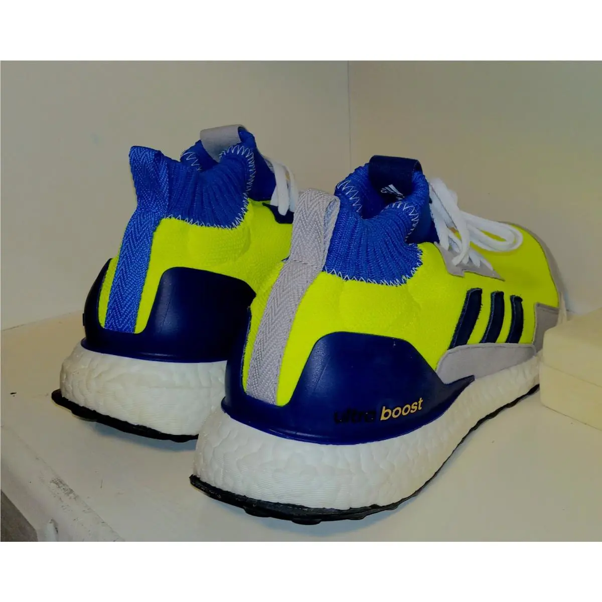 Adidas shoes - adidas Ultraboost Mid - Ultraboost Mid - BD7399 - Neon / White / Blue (UPC: 4059814532616) 6