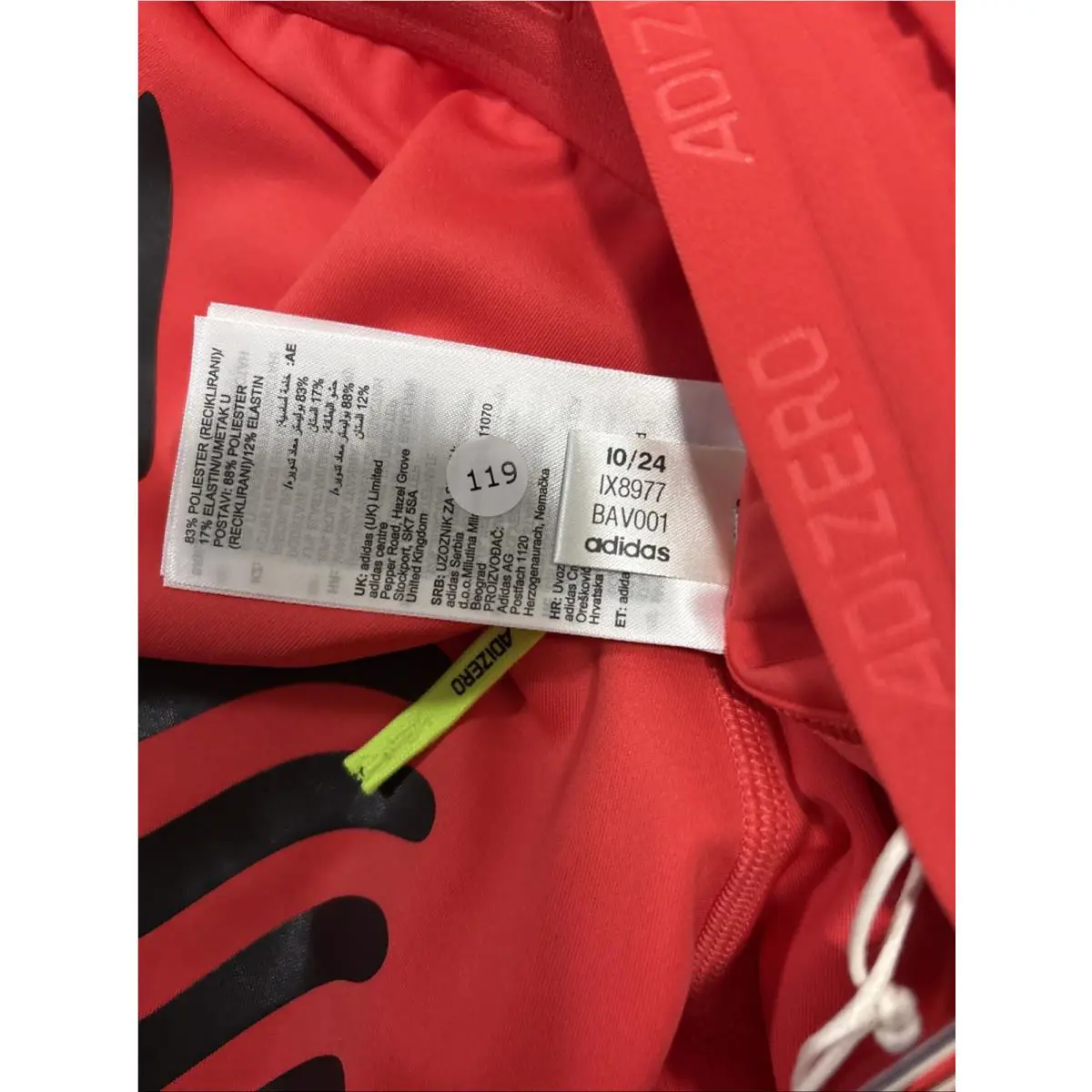 Adidas clothing - Red 5