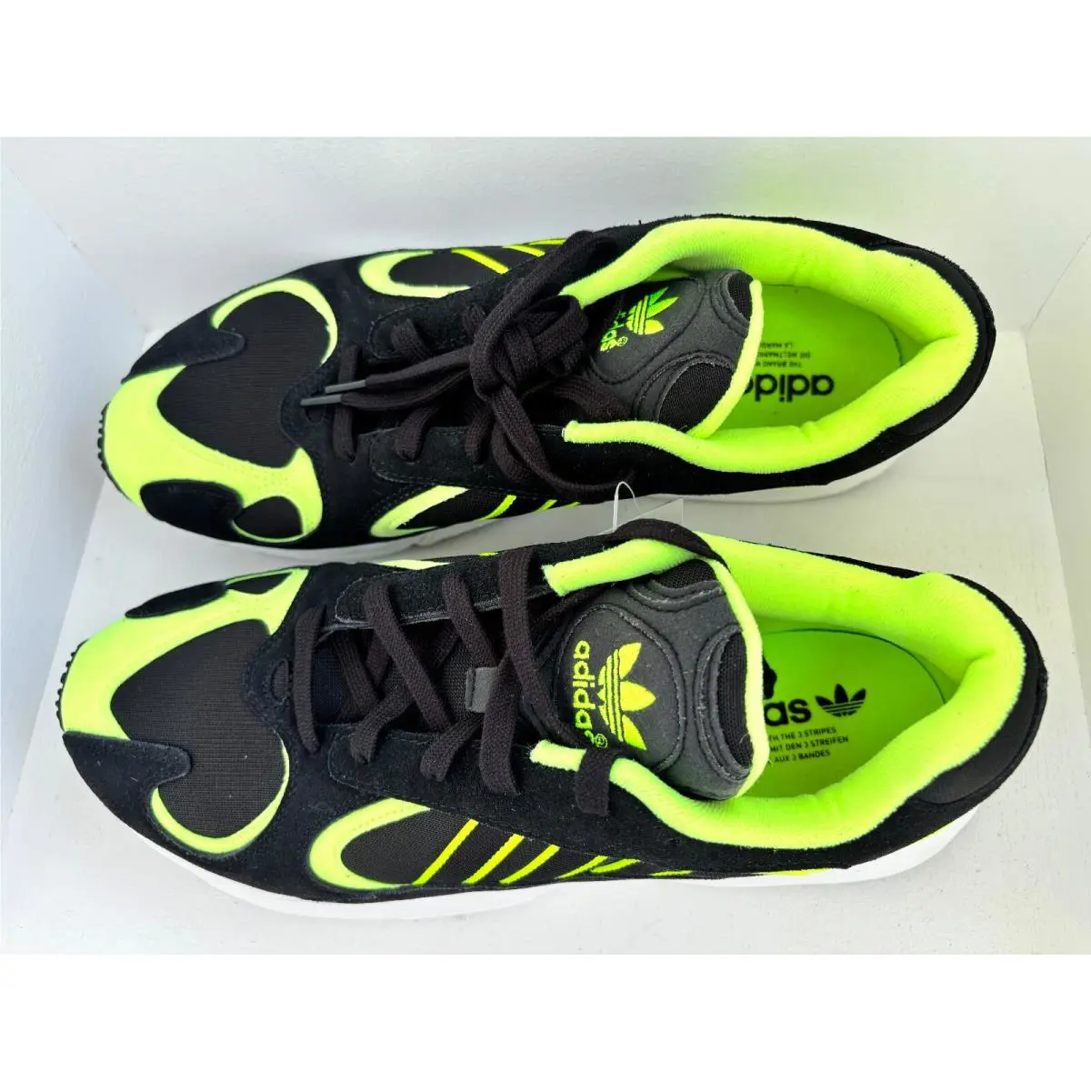Adidas shoes - adidas Yung-1 - EE5317 - BLACK HI RES NEON YELLOW 9