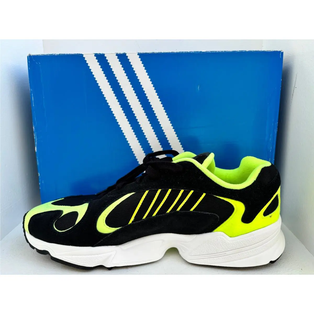 Adidas shoes - adidas Yung-1 - EE5317 - BLACK HI RES NEON YELLOW 0