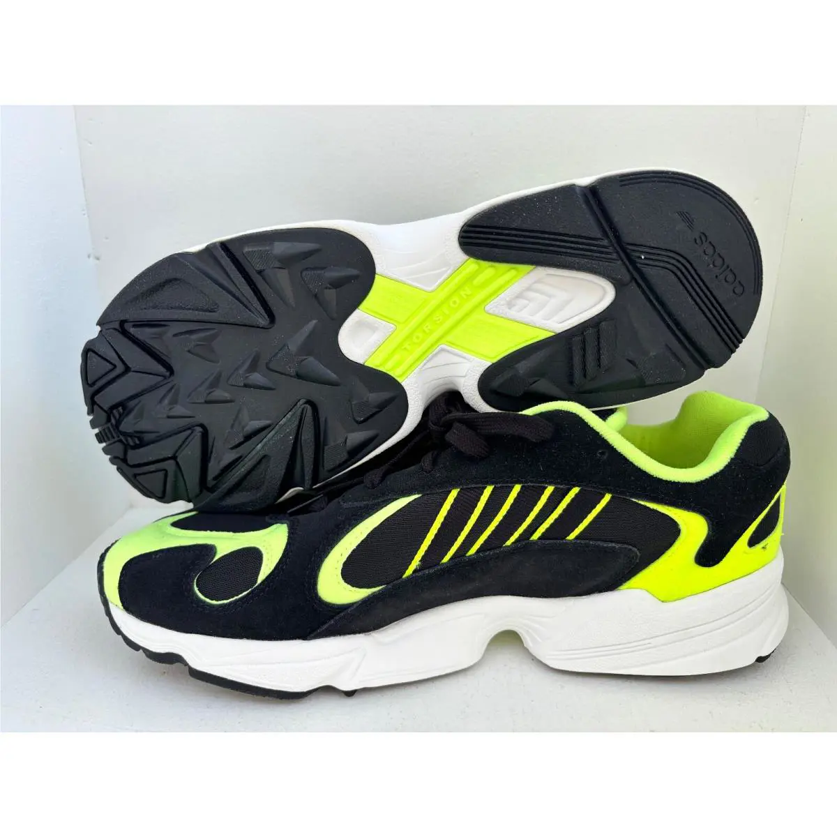Adidas shoes - adidas Yung-1 - EE5317 - BLACK HI RES NEON YELLOW 3