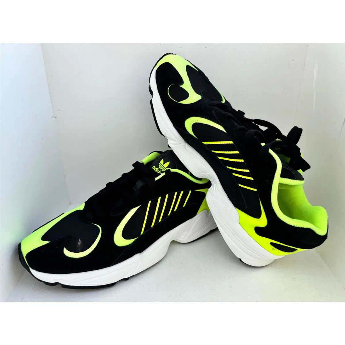 Adidas shoes - adidas Yung-1 - EE5317 - BLACK HI RES NEON YELLOW 7