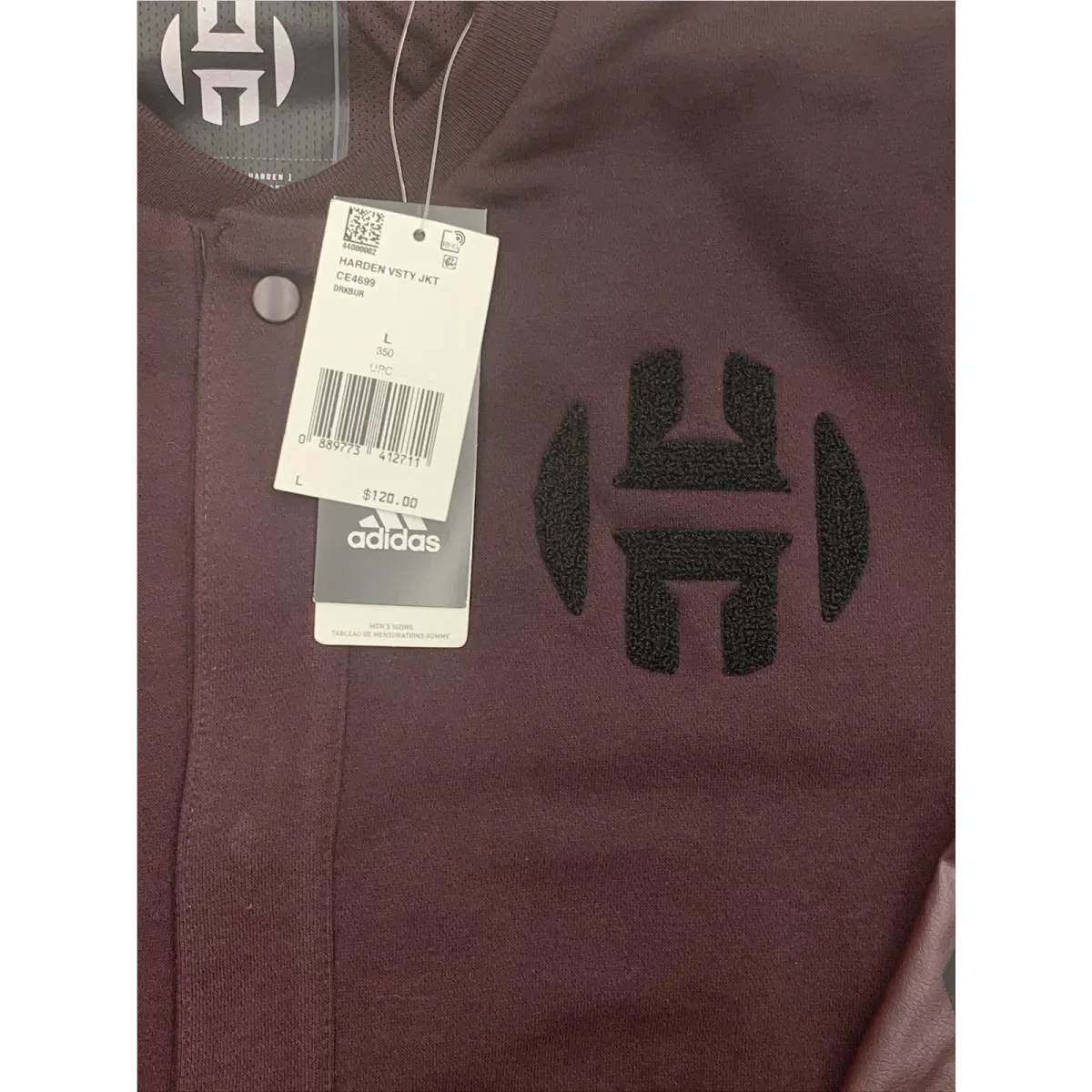 Adidas clothing - Adidas Harden - Harden - CE4699 - Dark Burgundy 1