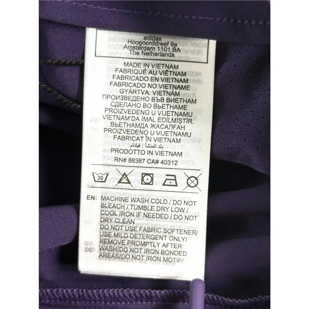 Adidas clothing - Pro Ergo - Pro Ergo - JN2996 - Purple (UPC: 197623239525) 8