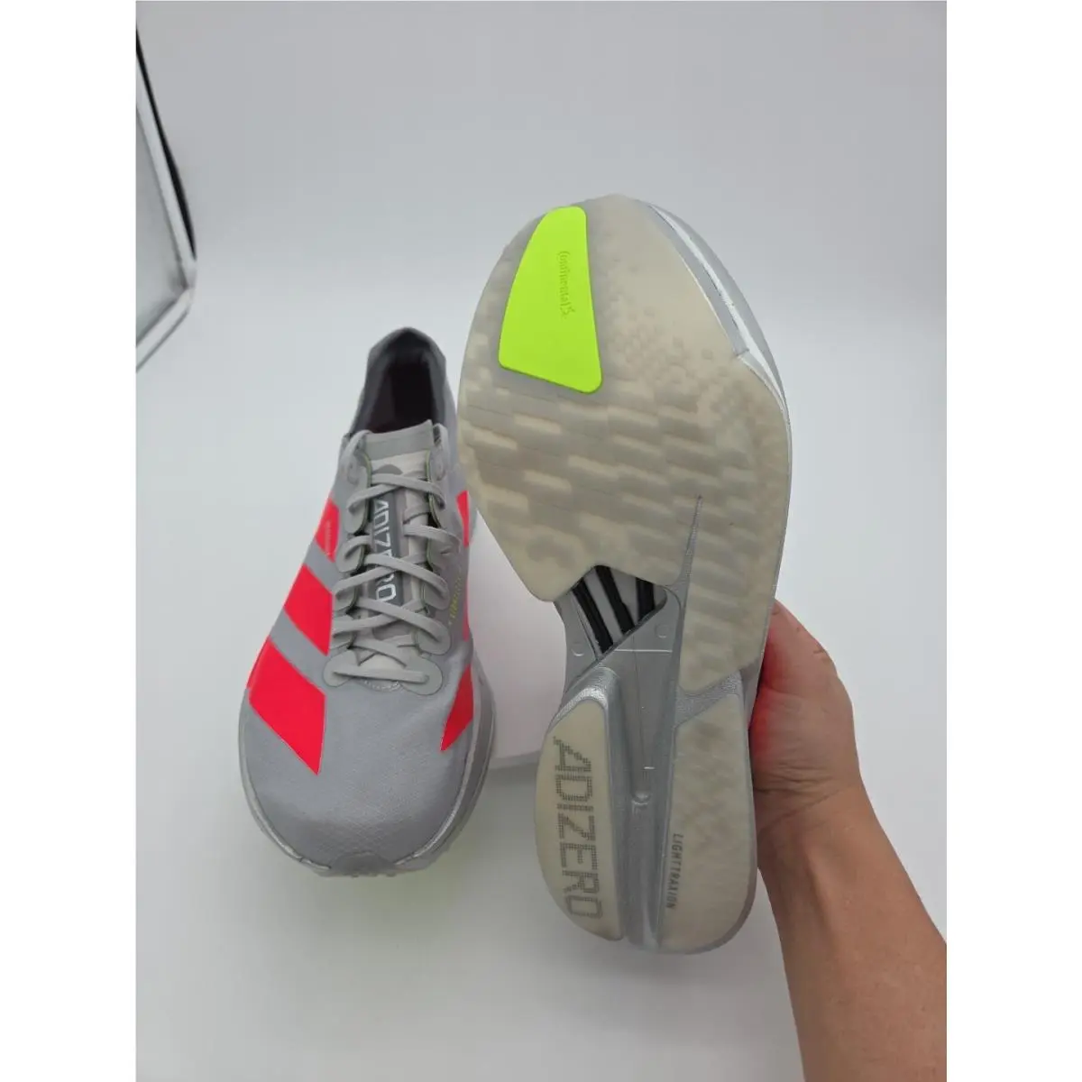 Adidas shoes - adidas adizero Adios - adizero Adios - JR6372 - Silver 7