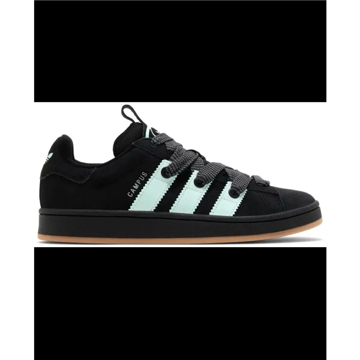 Adidas Campus 00s Men`s Size 12 Black Mint Gum Shoes Casual Sneaker IH7503 Rare - Black