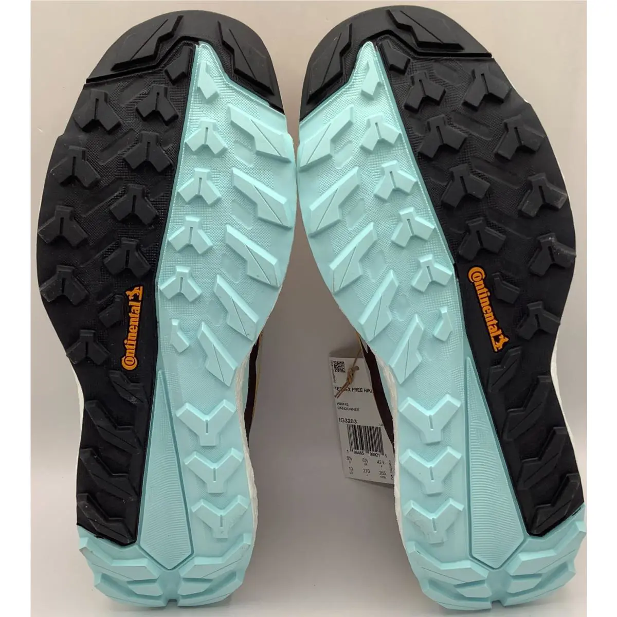 Adidas shoes - adidas TERREX Free Hiker - TERREX Free Hiker - IG3203 - Preloved Yellow/Wonder Silver/Semi Flash Aqua (UPC: 196465009211) 4