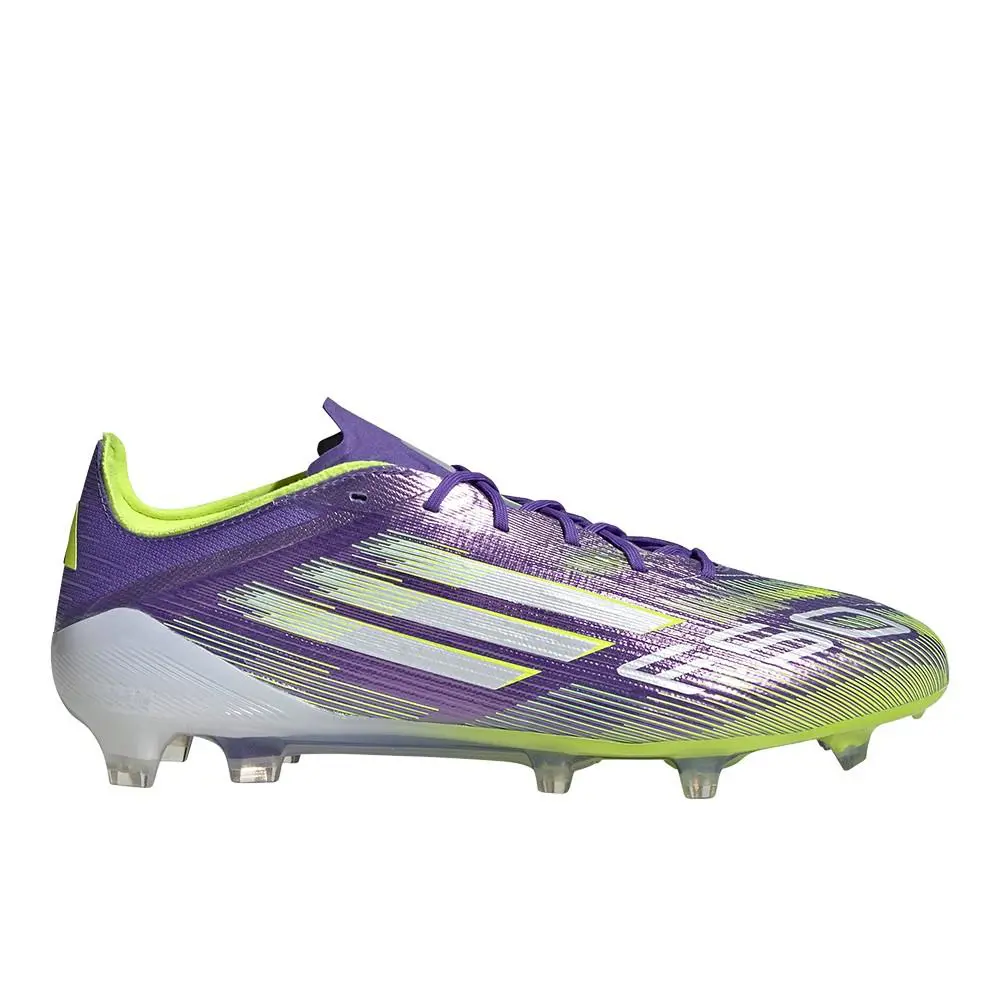 Adidas F50 Elite Firm Ground Soccer Cleats Mens Size 8.5 M Sneakers Athletic Sho - Green, Purple