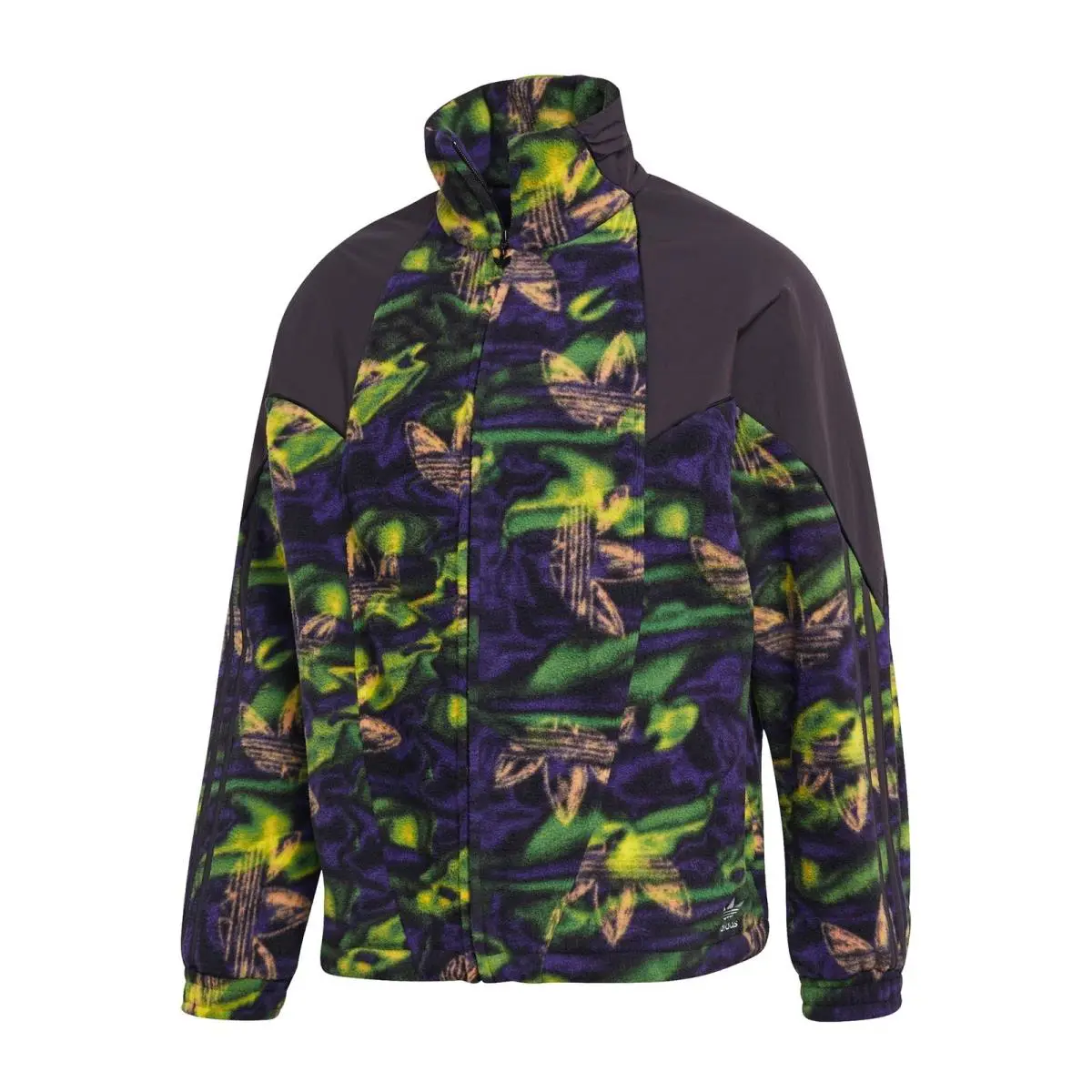 Adidas Originals Mens Full Zip Sweatshirt XS Multi Polyester Trefoil Fleece Pr - Multicolor