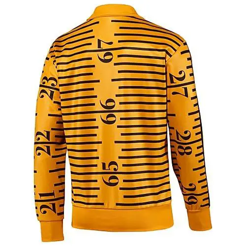 Adidas clothing - Adidas JEREMY SCOTT TAPE MEASURE Track Top - Yellows (UPC: 886049655728) 3
