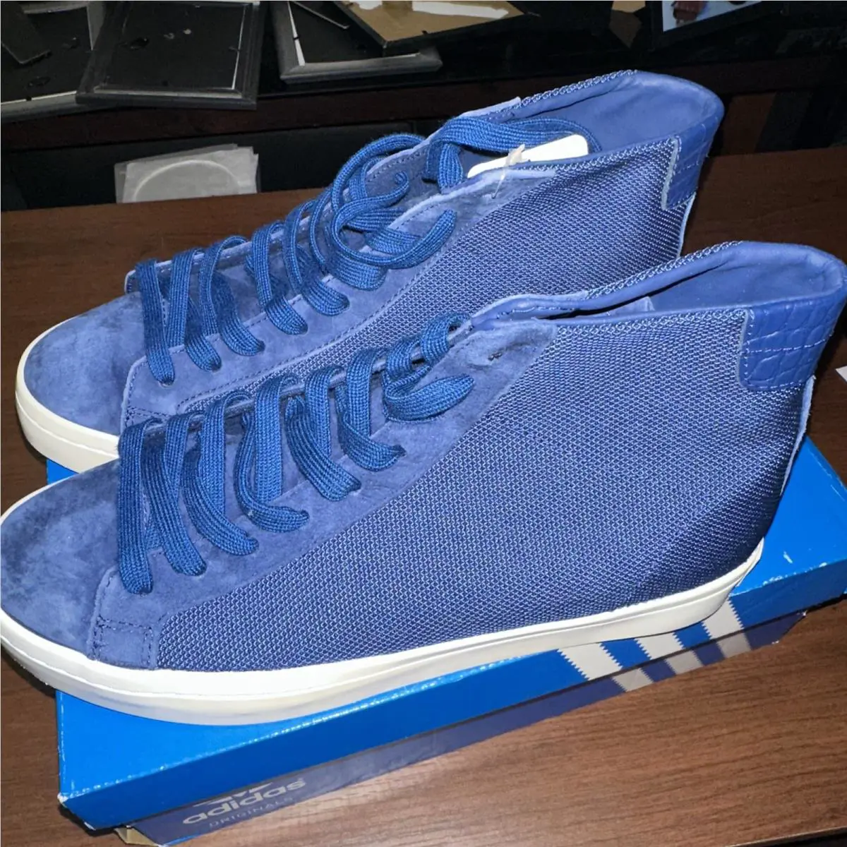 Adidas shoes - Adidas CourtVantage BB0160 - CourtVantage - Navy Blue 0