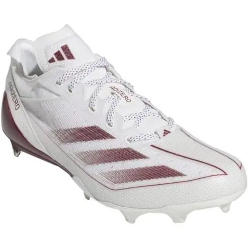 Adidas Men`s Size 13 Adizero Electric Football Sneakers Red/white IE4376
