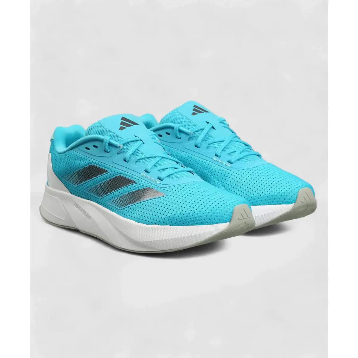 Adidas Men`s Duramo SL Running Shoe in Cyan/black Blue Met/cloud White -size 11