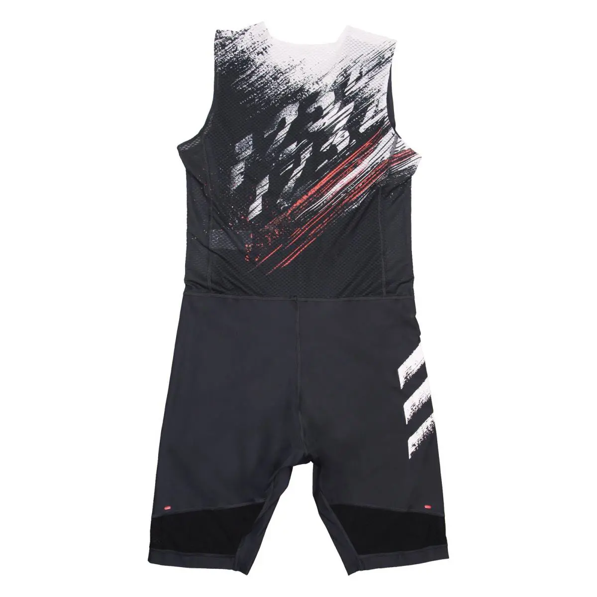 Adidas Adizero Mens Jersey L Black Polyester Spandex Athletic Performance Suit - Black
