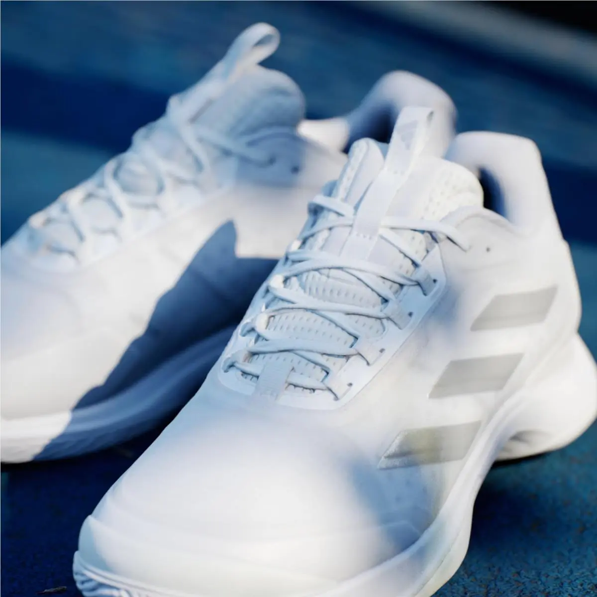 Adidas shoes - adidas Avacourt - Avacourt - Cloud White / Silver Metallic / Grey One (UPC: 196471464653) 9