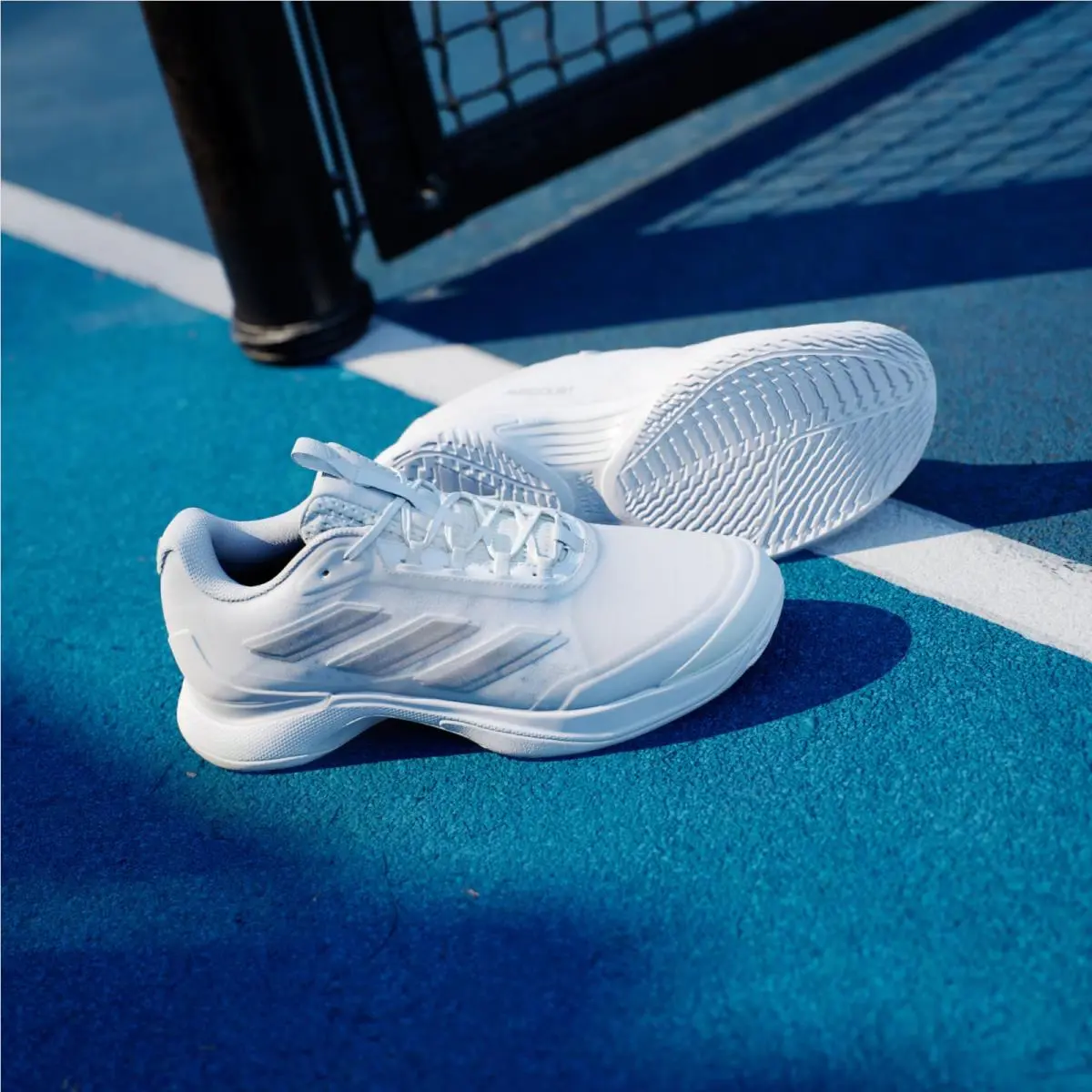 Adidas shoes - adidas Avacourt - Avacourt - Cloud White / Silver Metallic / Grey One (UPC: 196471464653) 11