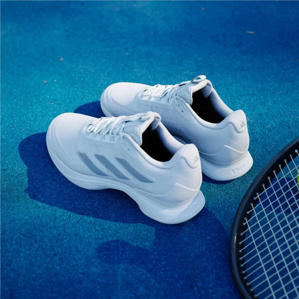 Adidas shoes - adidas Avacourt - Avacourt - Cloud White / Silver Metallic / Grey One (UPC: 196471464653) 13