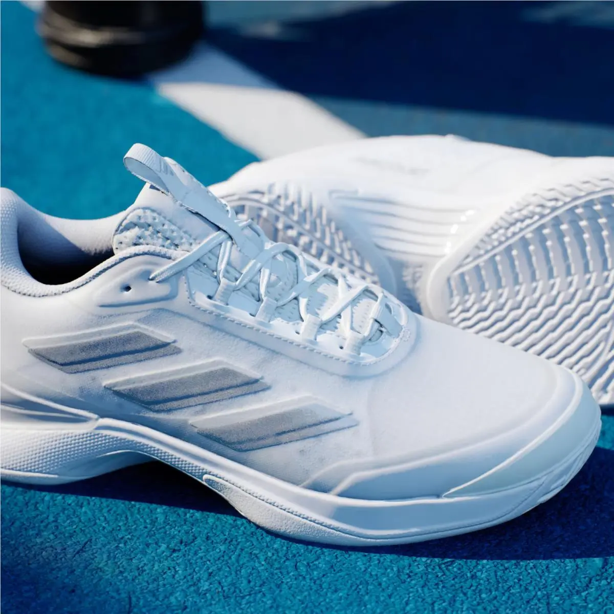 Adidas shoes - adidas Avacourt - Avacourt - Cloud White / Silver Metallic / Grey One (UPC: 196471464653) 0