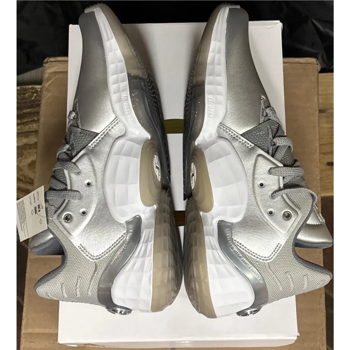 Adidas shoes - Harden Vol. 4 Gca - Harden Gca - Fw9482 - Silver, Manufacturer: Silver Metallic/Grey Two-Grey Three (UPC: 191984714202) 3