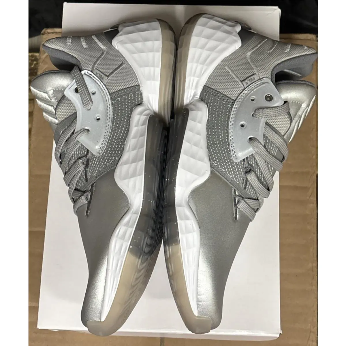 Adidas shoes - Harden Vol. 4 Gca - Harden Gca - Fw9482 - Silver, Manufacturer: Silver Metallic/Grey Two-Grey Three (UPC: 191984714202) 4