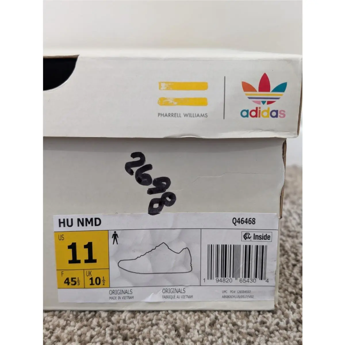 Adidas shoes - Adidas	HU NMD - NMD - Q46468 - Multicolor 7