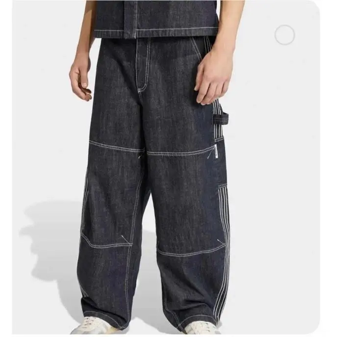 Adidas clothing - adidas Originals Denim Work Pants - KG6450 - Indigo Denim (UPC: 0198325058179) 0