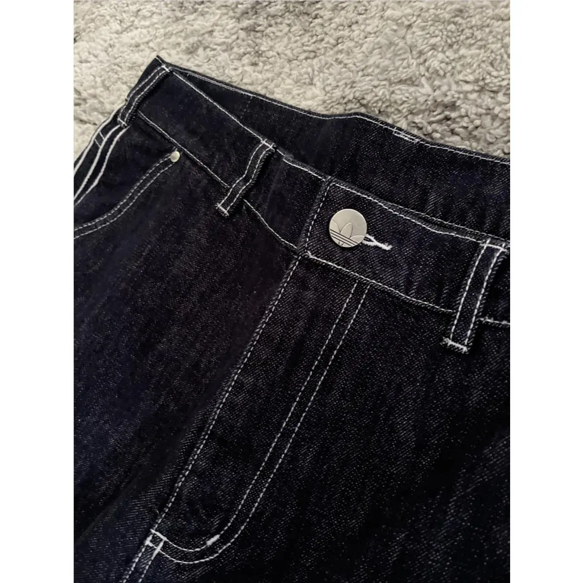Adidas clothing - adidas Originals Denim Work Pants - KG6450 - Indigo Denim (UPC: 0198325058179) 10
