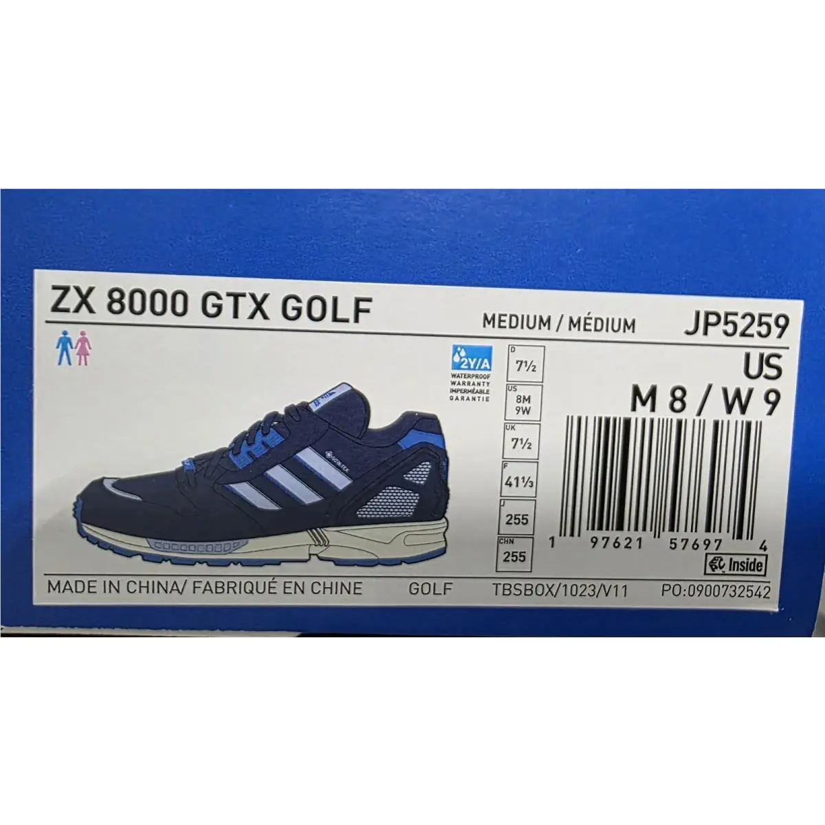 Adidas shoes - adidas ZX 8000 - JP5259 - Blue (UPC: 197621576950) 5