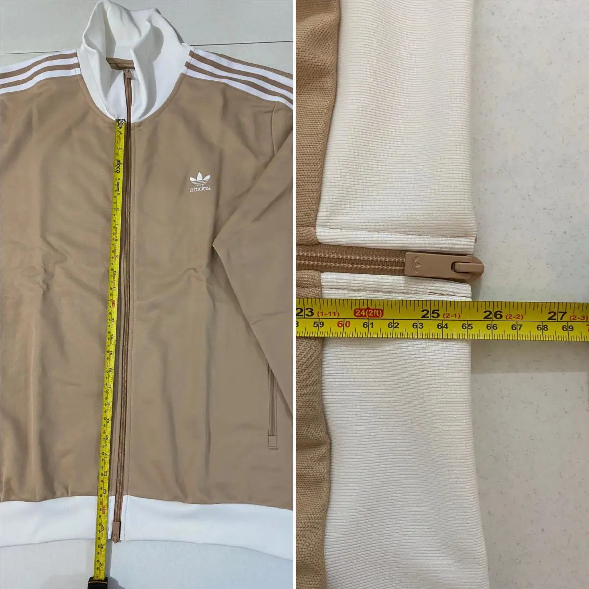 Adidas clothing - Magic Beige White 9