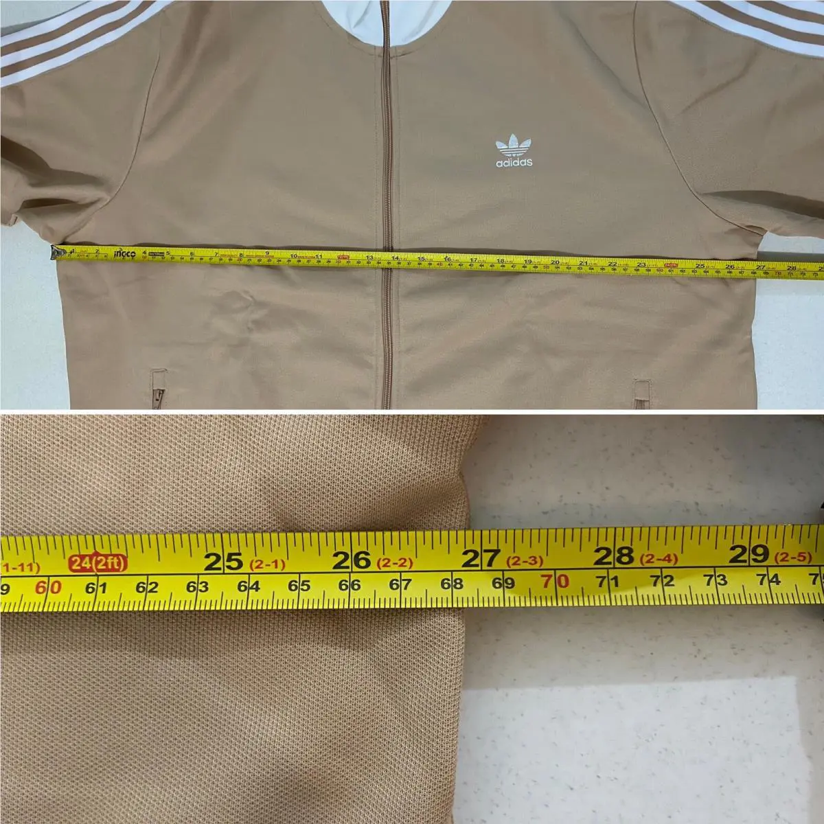 Adidas clothing - Magic Beige White 8