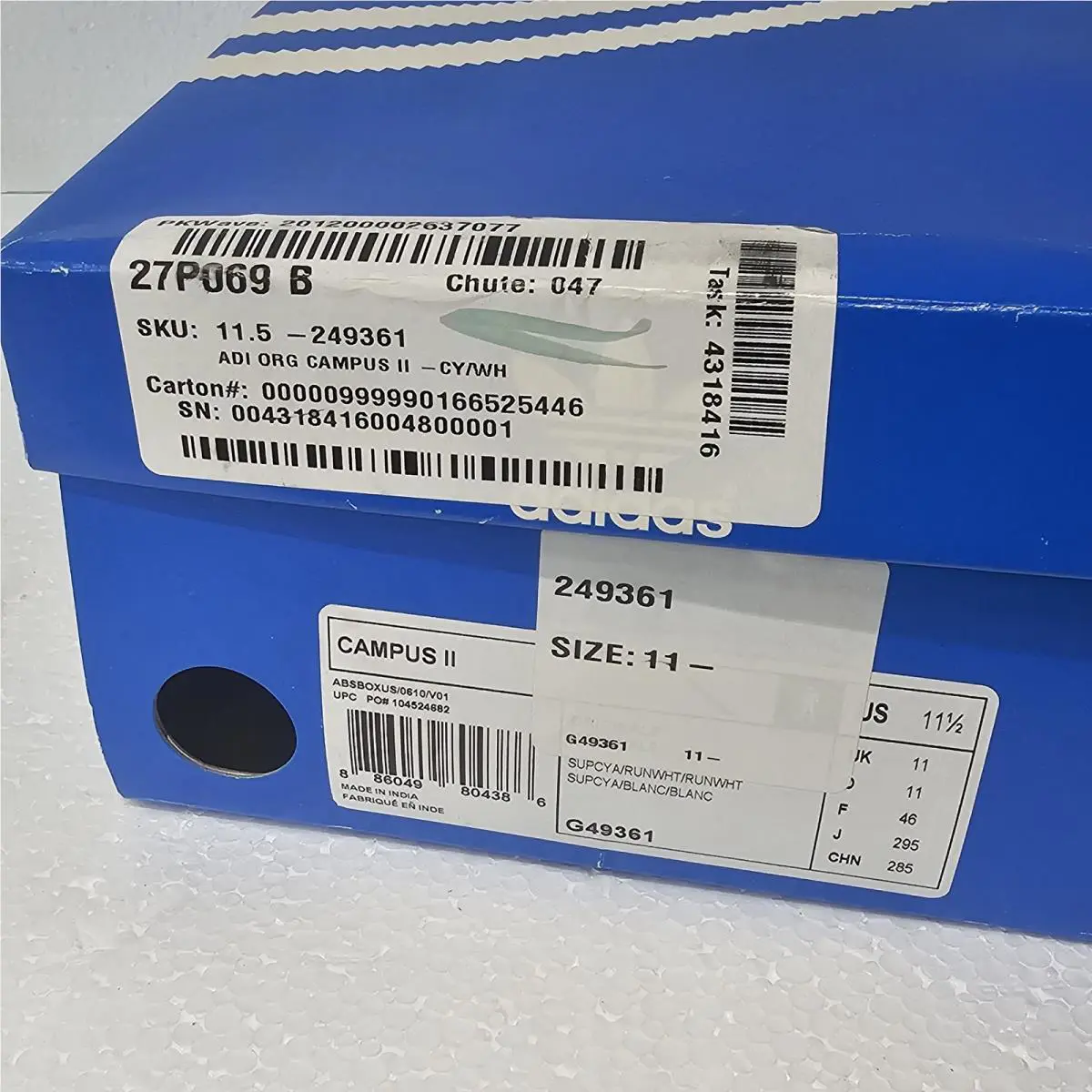 Adidas shoes - adidas Campus 2 - Campus - ID9839 - Blue 13