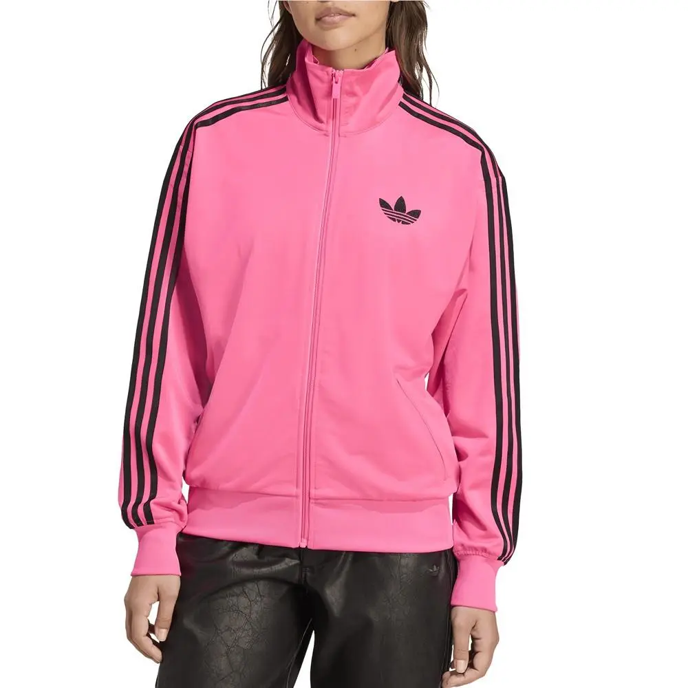 Adidas clothing - adidas Adicolor Classic Firebird Loose Track Top - JX7865 - Pink (UPC: 197625329354) 1