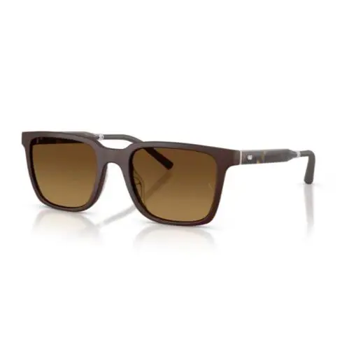 Oliver Peoples 0OV5553SU Mr. Federer 701013 Matte Dark Brown Men`s Sunglasses - Frame: Semi-Matte Dark Brown, Lens: Saddle Gradient Wash to Dark