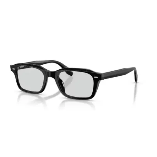 0OV5588U N.08 1731 Black/ Clear Silver Mist 51mm Men`s Eyeglasses by Oliver Peoples