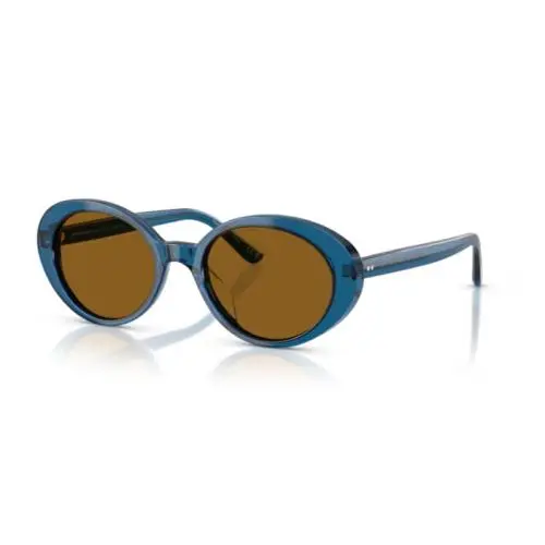 Oliver Peoples 0OV5565SU Lumar 179353 Tesukon Blue/true Brown Women`s Sunglasses