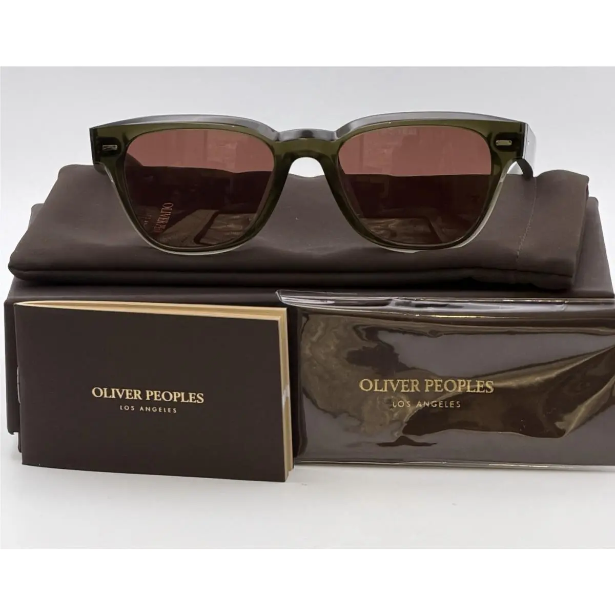 Oliver Peoples Rueny OV5601SU 1784C5 - Hazel / Burgundy Lens 51mm