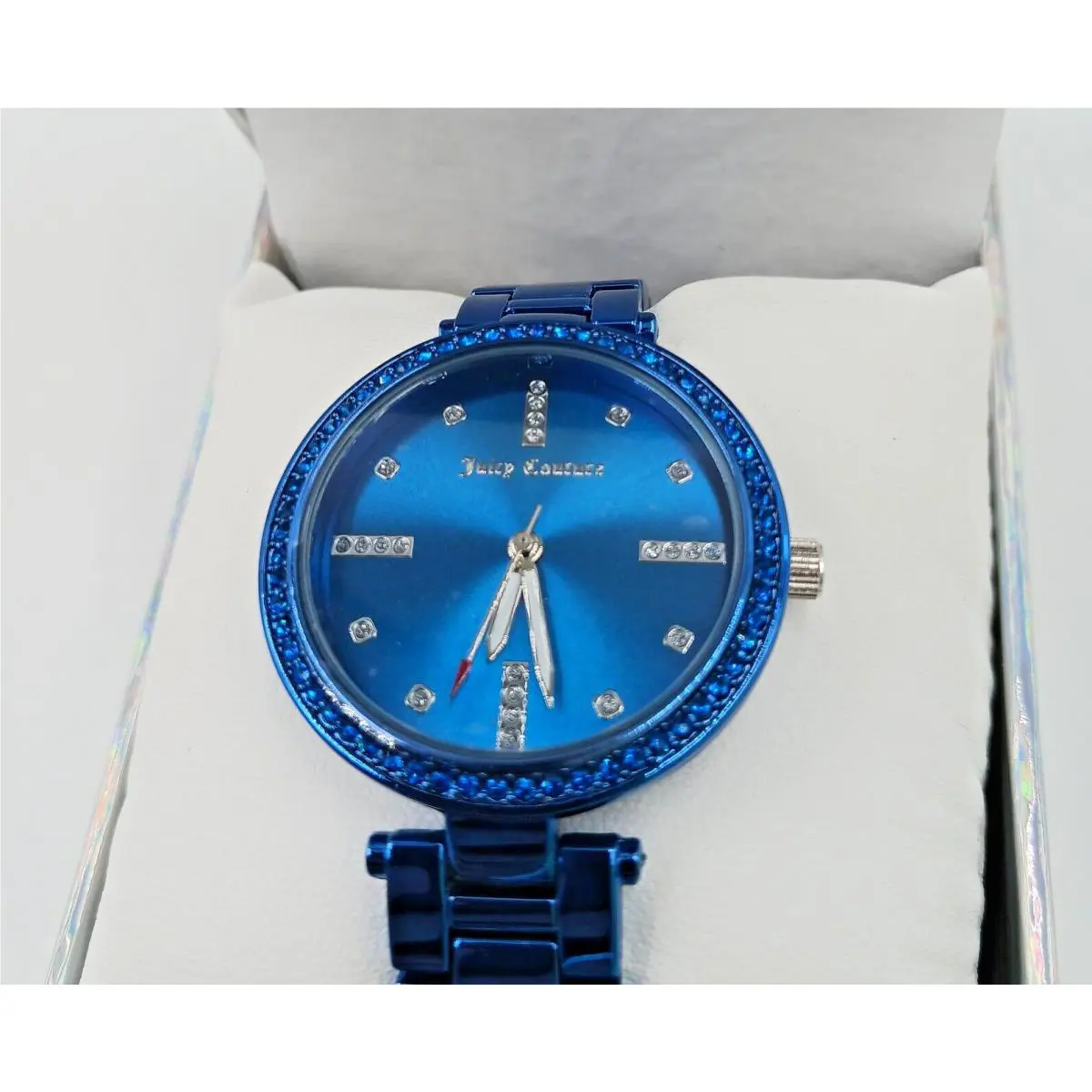 Juicy Couture Black Label Quartz Watch Blue Stainless Steel