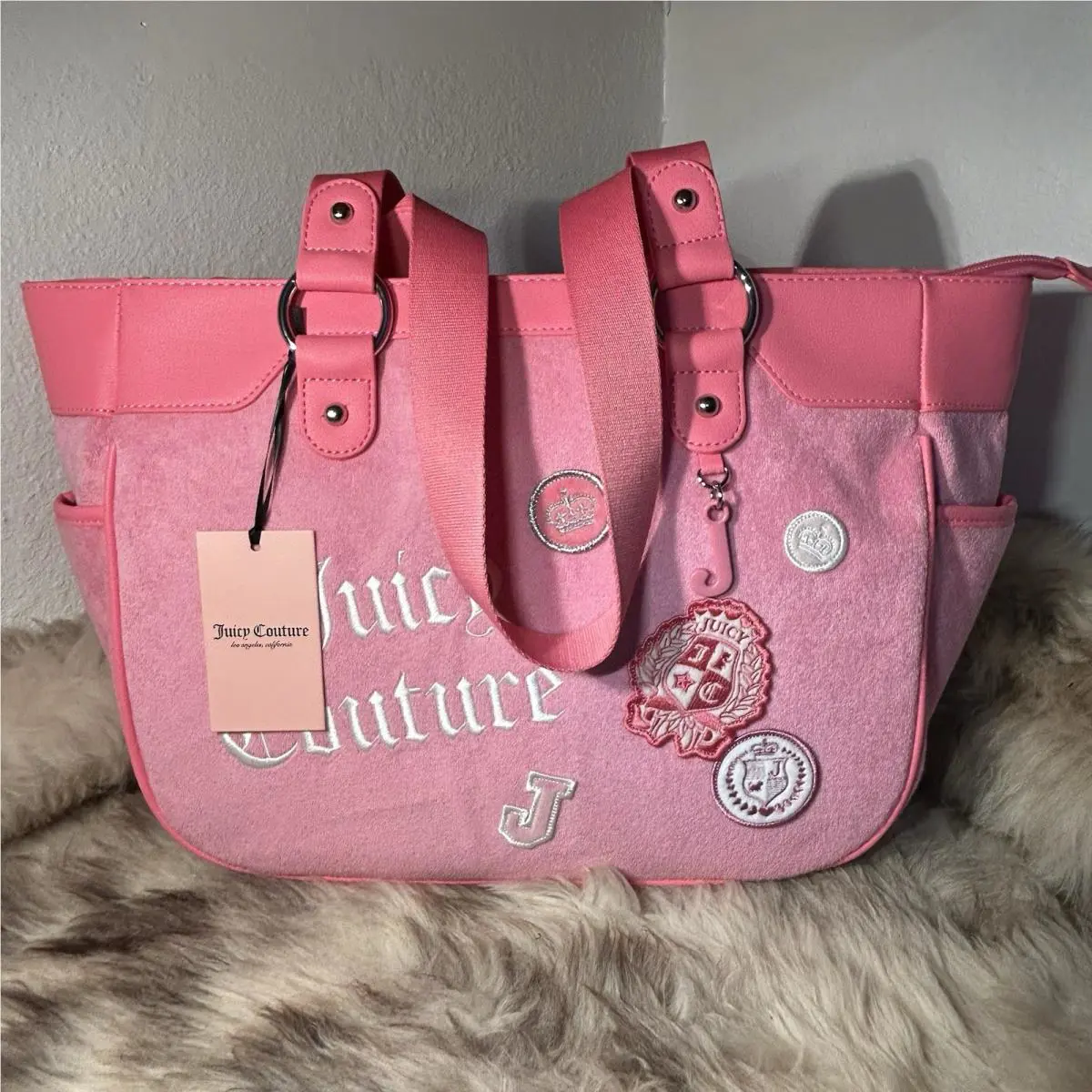 Juicy Couture Girls Rule Tote - Cherry Blossom Pink