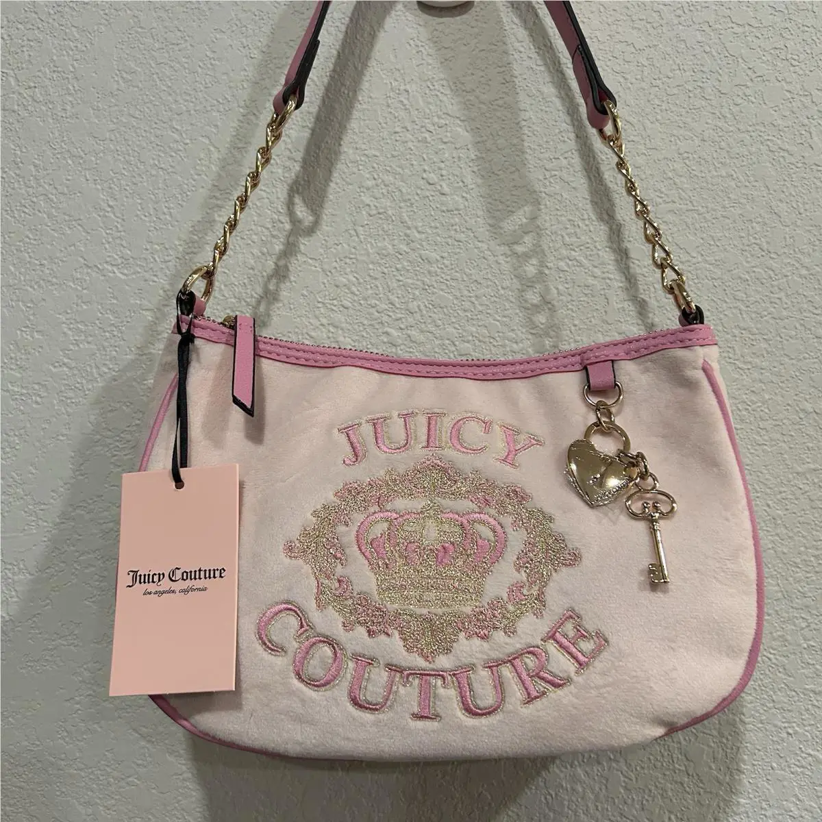 Juicy Couture Falling For Juicy Shoulder Bag - Powder Blush