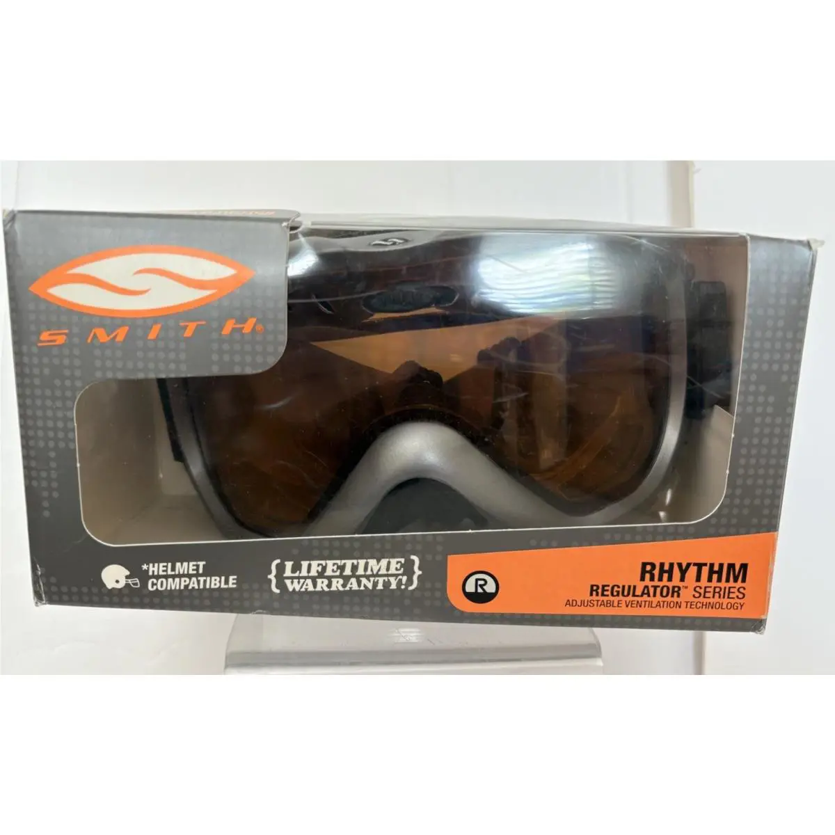 Smith Rhythm Goggles Unisex Black Med Regulator Helmet Compatible Snow Ski Cycli