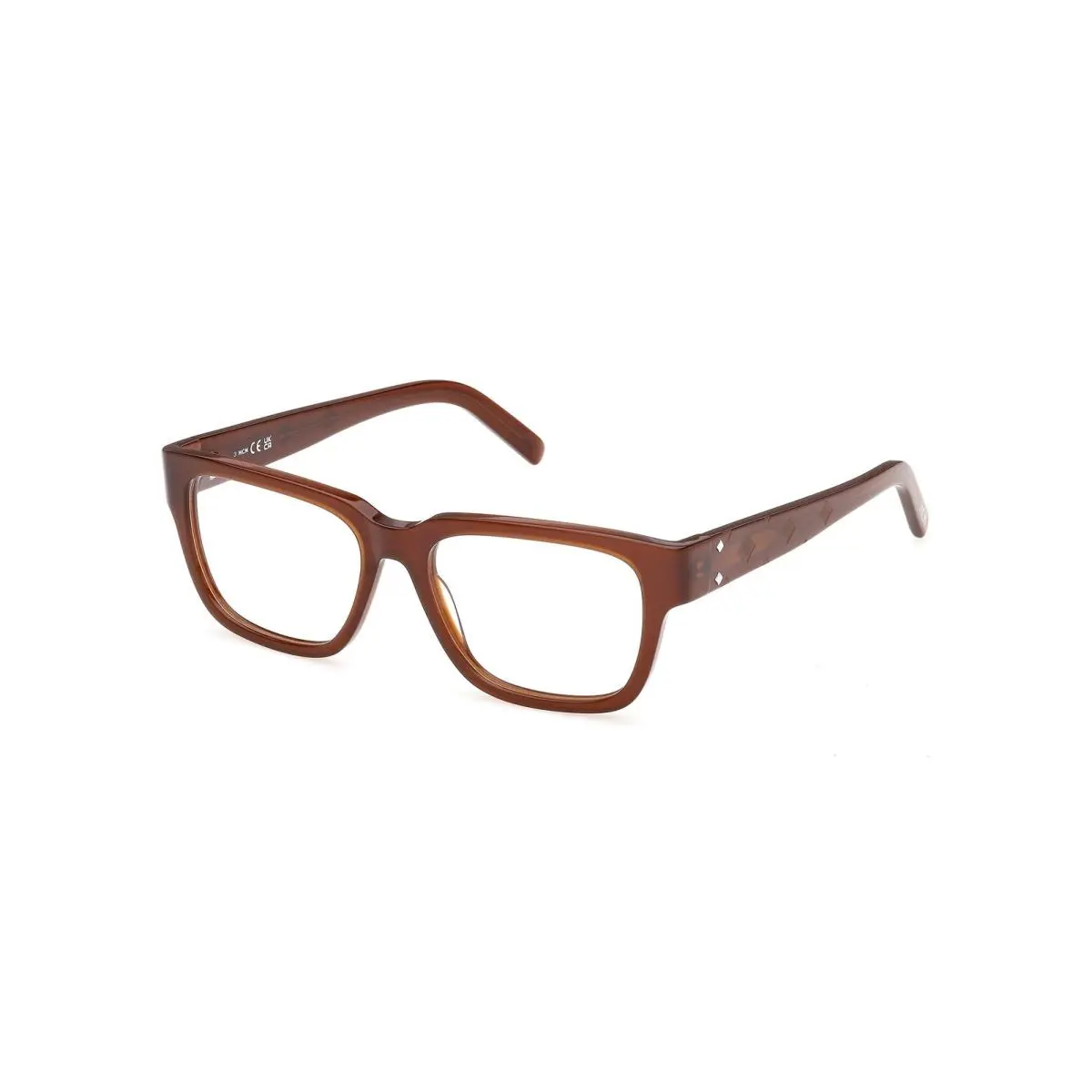 Mcm Worldwide MW 5033 Shiny Dark Brown / 048 Size 53 Eyeglasses