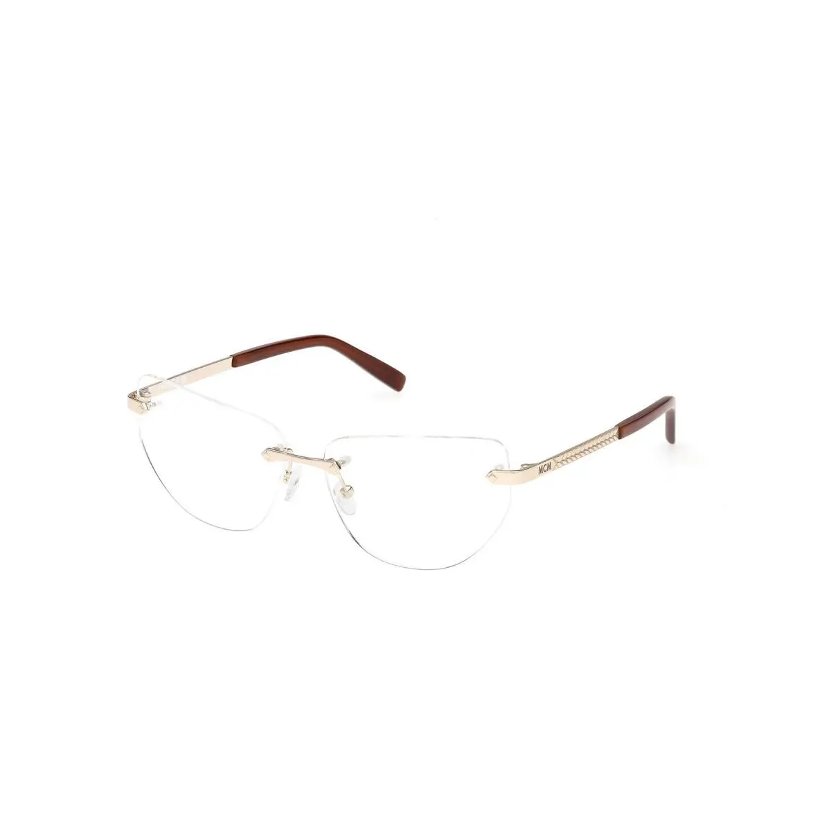 Mcm Worldwide MW 5031-H Shiny Pale Gold / 032 Size 58 Eyeglasses