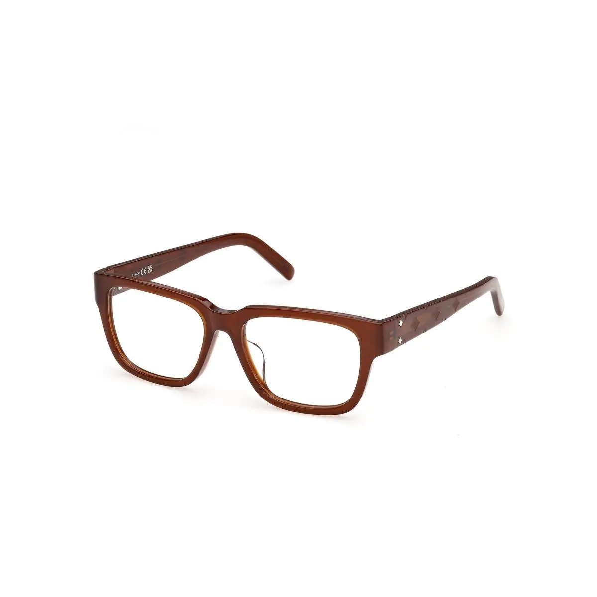 Mcm Worldwide MW 5033-F Shiny Dark Brown / 048 Size 53 Eyeglasses