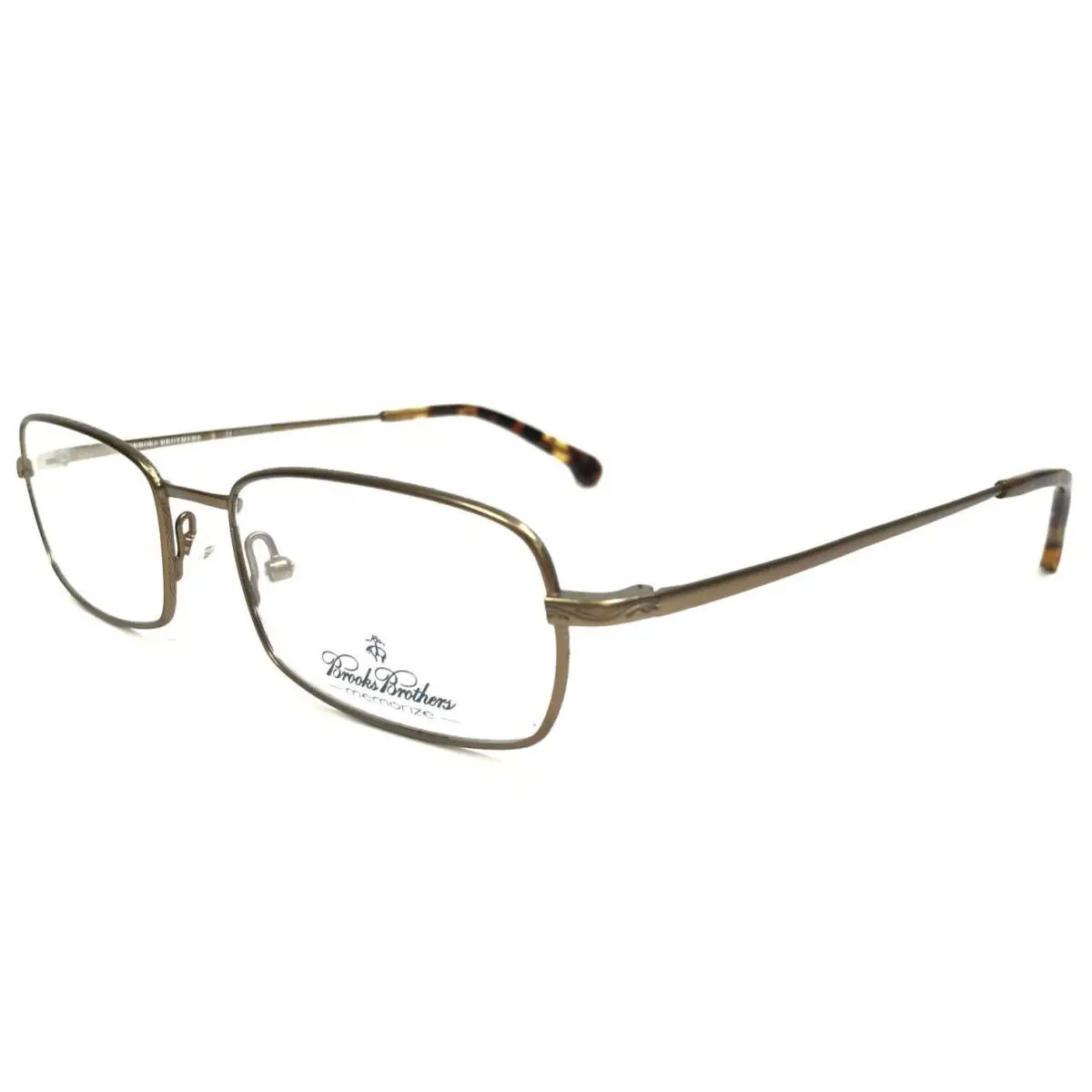 Eyeglasses Frames BB3008 1001 Matte Gold Rectangular 55-18-140 by Brooks Brothers