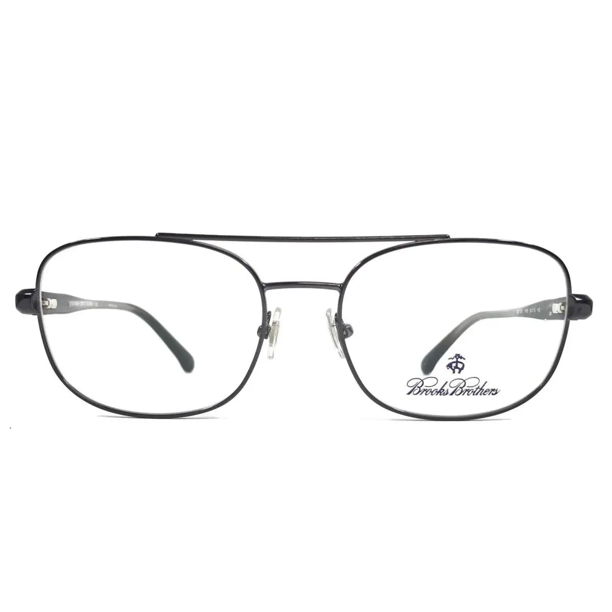 Eyeglasses Frames BB1050 1676 Gray Aviator Wire Rim 55-18-140 by Brooks Brothers