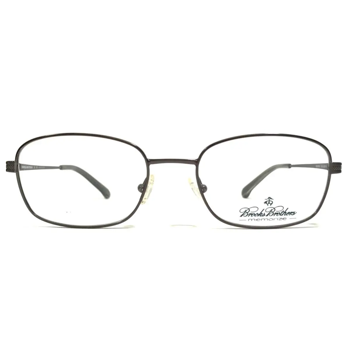 Brooks Brothers Eyeglasses Frames BB3010 1150 Gray Square Wire Rim 52-19-140