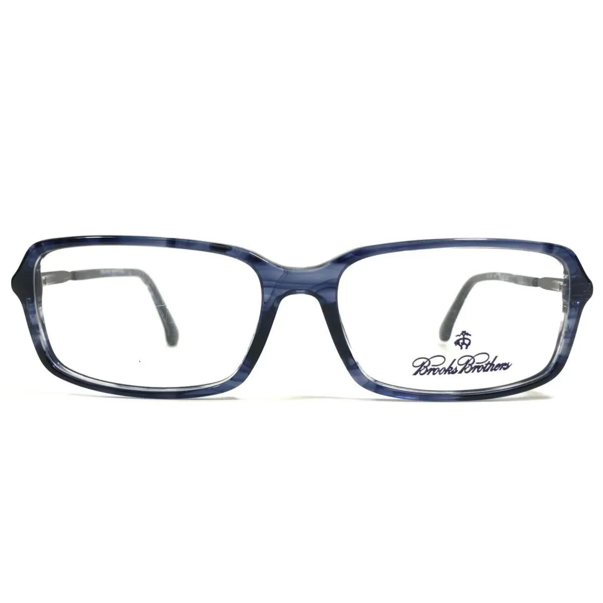 Eyeglasses Frames BB2027 6091 Smokey Blue Rectangular 55-16-140 by Brooks Brothers