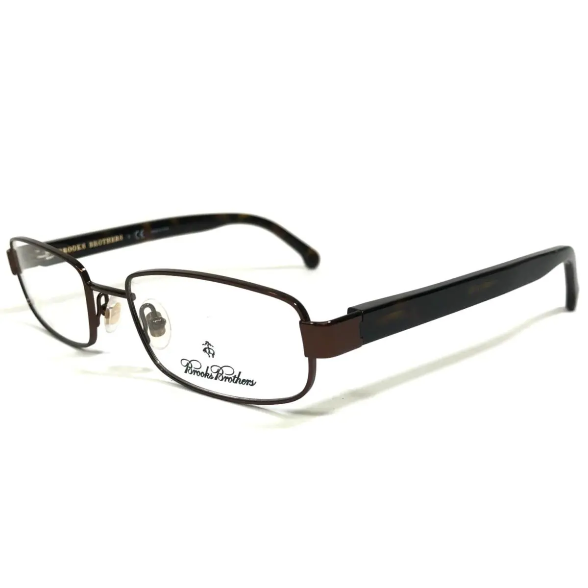 Eyeglasses Frames BB1010 1571 Brown Rectangular 54-19-145 by Brooks Brothers
